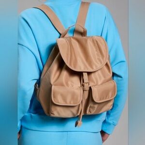 Year Of Ours Tan Backpack/Purse NWT